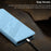 For iPhone 14 Phone Cases Punk Style Imprinted Wallet Stand Leather Cover - Baby Blue - 5