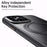 For iPhone 13 Pro Max Magnetic Case Rotating Gear Pivot Kickstand PC + TPU Phone Back Cover - Matte Black - 5