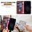 For OnePlus 12 5G Leather Case 7-Shaped Pattern Wallet Stand Shockproof Phone Cover - Brown - 5