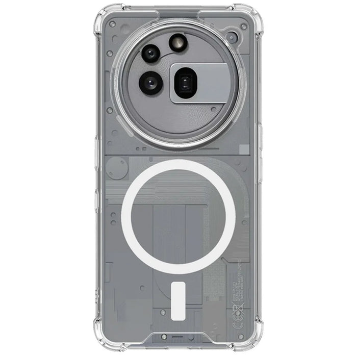 IMAK For Nothing Phone (3a) Pro Magnetic Case Shockproof PC TPU Clear Phone Cover - 3
