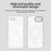 For iPhone 17e / 16e Case Magnetic Case Skin Touch Matte Anti Drop TPU + PC Phone Back Cover - White - 6