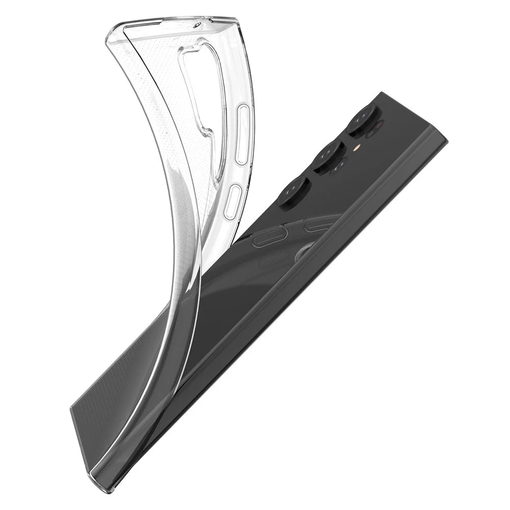 For Samsung Galaxy S23 Ultra Slim Anti-Scratch Soft TPU Cell Phone Case Super Clear Mobile Phone Cover - 2