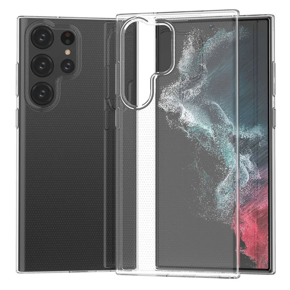For Samsung Galaxy S23 Ultra Slim Anti-Scratch Soft TPU Cell Phone Case Super Clear Mobile Phone Cover - 7