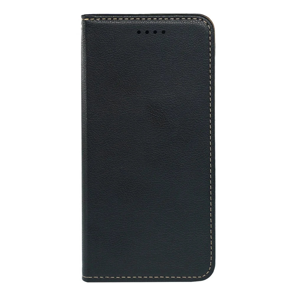 For iPhone 16 Case Wallet RFID Blocking Leather Phone Cover Strong Magnetic Closure - Black - 5