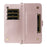 For Blackview Oscal Tiger 13 Wallet Case with Shoulder  /  Wrist Strap Leather Phone Cover Stand - Pink - 6