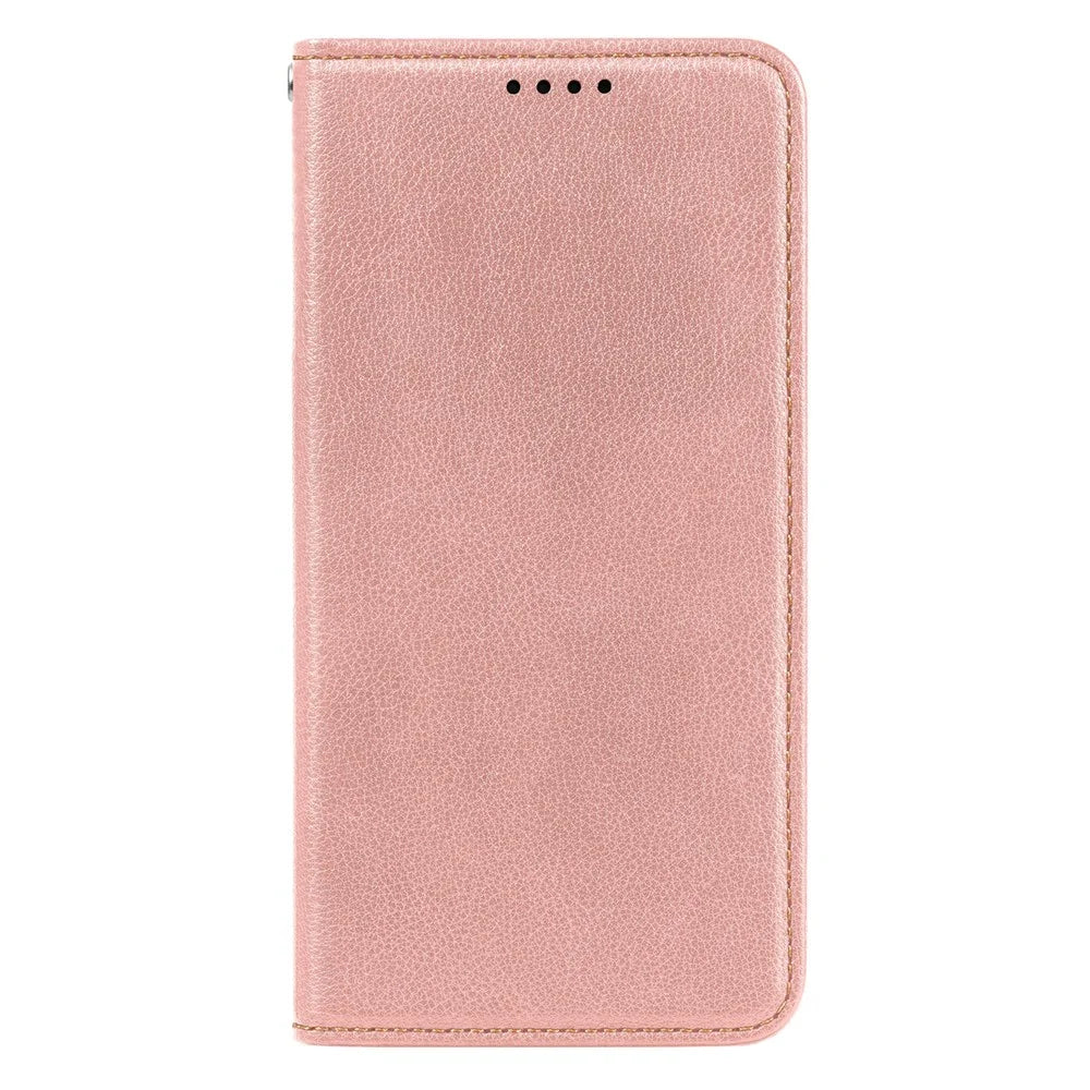 For Google Pixel 9 Pro XL Case Wallet RFID Blocking Leather Phone Cover Strong Magnetic Closure - Rose Gold - 6