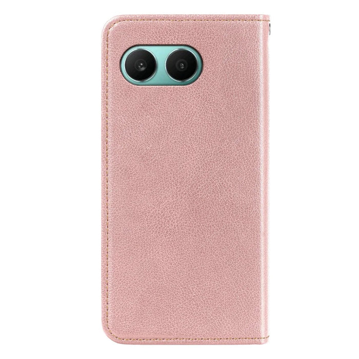 For OnePlus Nord 4 Case Wallet RFID Blocking Leather Phone Cover Strong Magnetic Closure - Rose Gold - 7