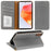 For Samsung Galaxy A15 4G / 5G Case Wallet RFID Blocking Leather Phone Cover Strong Magnetic Closure - Grey - 4