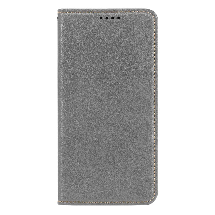 For Samsung Galaxy A15 4G / 5G Case Wallet RFID Blocking Leather Phone Cover Strong Magnetic Closure - Grey - 6