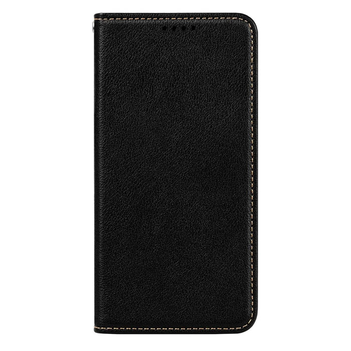 For Samsung Galaxy A36 5G Case Wallet RFID Blocking Leather Phone Cover Strong Magnetic Closure - Black - 6