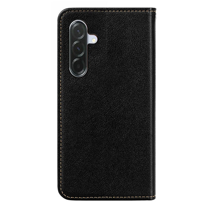 For Samsung Galaxy A36 5G Case Wallet RFID Blocking Leather Phone Cover Strong Magnetic Closure - Black - 7