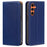 For Samsung Galaxy A55 5G Case Wallet RFID Blocking Leather Phone Cover Strong Magnetic Closure - Blue - 1