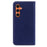For Samsung Galaxy S25 / S24 Case Wallet RFID Blocking Leather Phone Cover Strong Magnetic Closure - Blue - 7