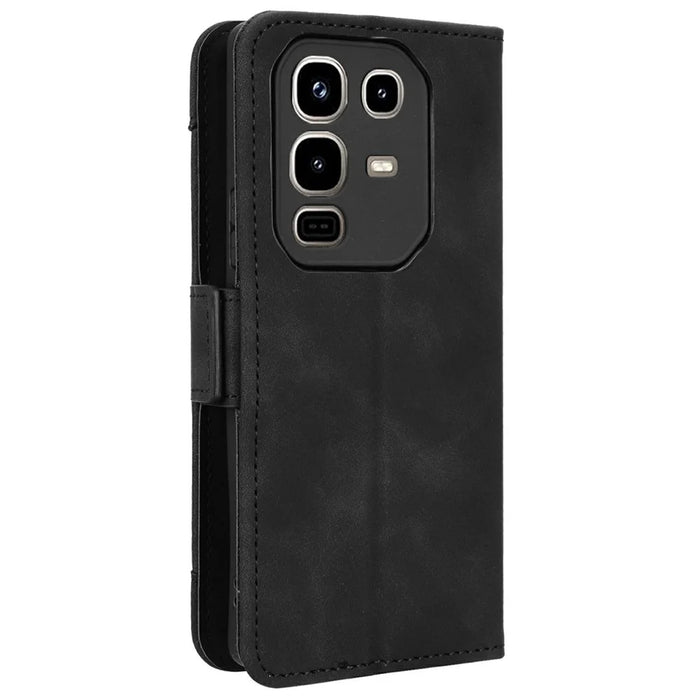 For Infinix Note 50 4G / Note 50 Pro 4G Case Wallet Leather Phone Cover with Multiple Card Slots - Black - 7
