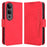 For vivo V50 Lite 5G  /  4G Leather Case Phone Wallet Cover with Multiple Card Slots - Red - 1