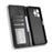 For Doogee Note 58 Pro  /  Note 58 Case Wallet Stand Retro Texture Leather Phone Cover - Black - 4