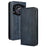 For Cubot A30 Case Wallet Stand Retro Texture Leather Phone Cover - Blue - 1