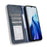 For Cubot A30 Case Wallet Stand Retro Texture Leather Phone Cover - Blue - 2
