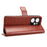 For Blackview Oscal Tiger 13 Case Crazy Horse Texture PU Leather Phone Wallet Cover - Brown - 3