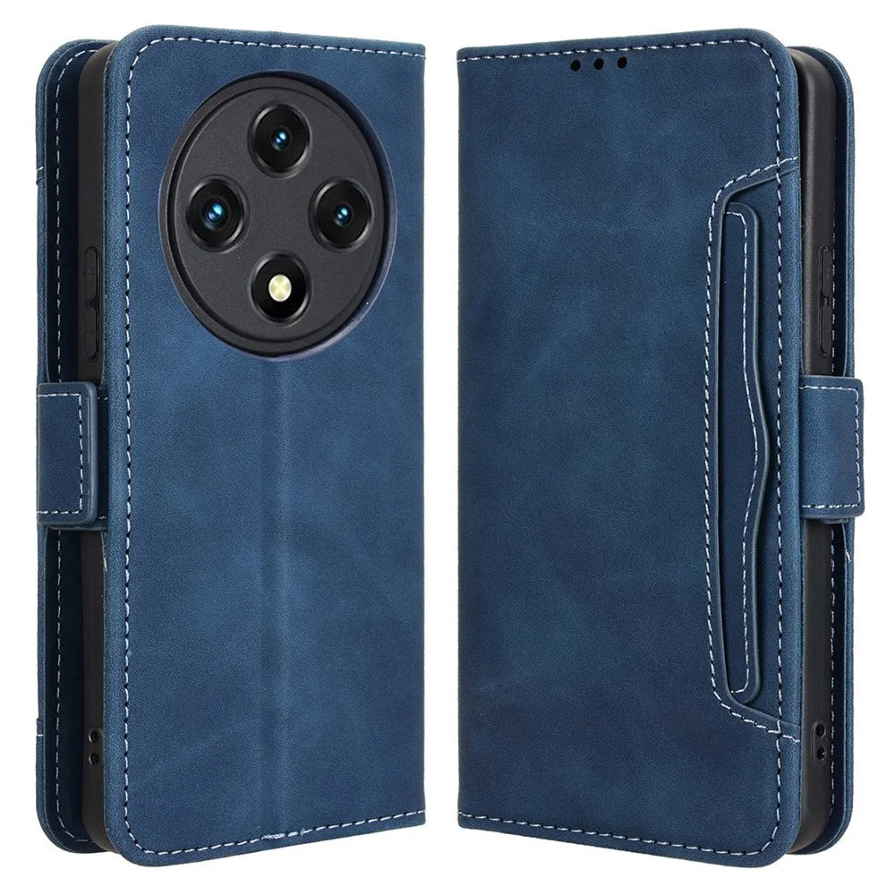 Leather Case For Umidigi G100  /  G100 5G  /  G100A Phone Wallet Cover with Multiple Card Slots - Blue - 1