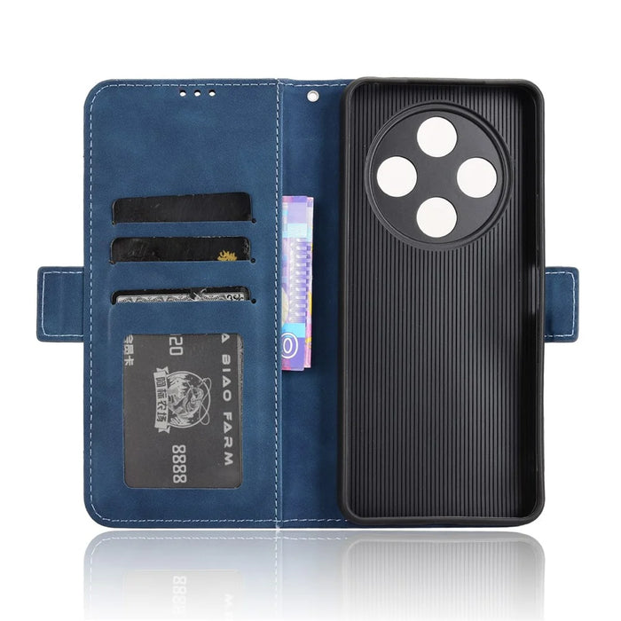Leather Case For Umidigi G100  /  G100 5G  /  G100A Phone Wallet Cover with Multiple Card Slots - Blue - 4