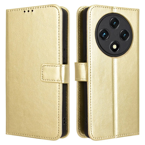 PU Leather Case For Umidigi G100  /  G100 5G  /  G100A Crazy Horse Texture Phone Wallet Cover - Gold - 1