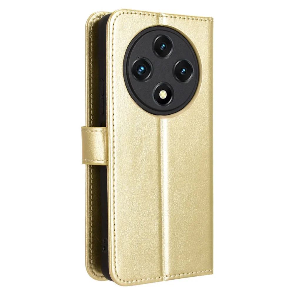 PU Leather Case For Umidigi G100  /  G100 5G  /  G100A Crazy Horse Texture Phone Wallet Cover - Gold - 7
