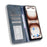 Leather Case For Umidigi Note 100  /  Note 100 5G  /  Note 100A Wallet Stand Retro Texture Phone Cover - Blue - 2