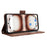 Leather Case For Umidigi Note 100  /  Note 100 5G  /  Note 100A Phone Wallet Cover with Multiple Card Slots - Brown - 3