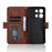 Leather Case For Umidigi Note 100  /  Note 100 5G  /  Note 100A Phone Wallet Cover with Multiple Card Slots - Brown - 4