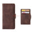 Leather Case For Umidigi Note 100  /  Note 100 5G  /  Note 100A Phone Wallet Cover with Multiple Card Slots - Brown - 5