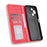 For TCL 60R 5G / TCL 60 5G Case Wallet Stand Retro Texture Leather Phone Cover - Red - 4