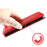 For TCL 60R 5G / TCL 60 5G Case Wallet Stand Retro Texture Leather Phone Cover - Red - 5