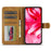 LC.IMEEKE For Google Pixel 9a Case Calf Texture PU Leather Stand Wallet Phone Cover - Yellow - 2