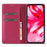 LC.IMEEKE L1 Series for Google Pixel 9a Case PU Leather Wallet Stand Protective Phone Cover - Red - 2