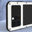 LOVE MEI For iPhone 14 Pro Silicone + Metal Shockproof Case with Tempered Glass Film - White - 3