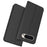 For Google Pixel 10 Pro XL Case PU Leather Phone Cover with Card Holder Stand - Black - 1
