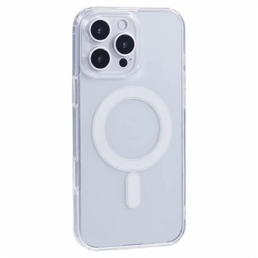 WANLONFENG LM Series For iPhone 16 Pro Clear Phone Case Compatible with MagSafe with Screen Film (Big Lens Hole) - 2
