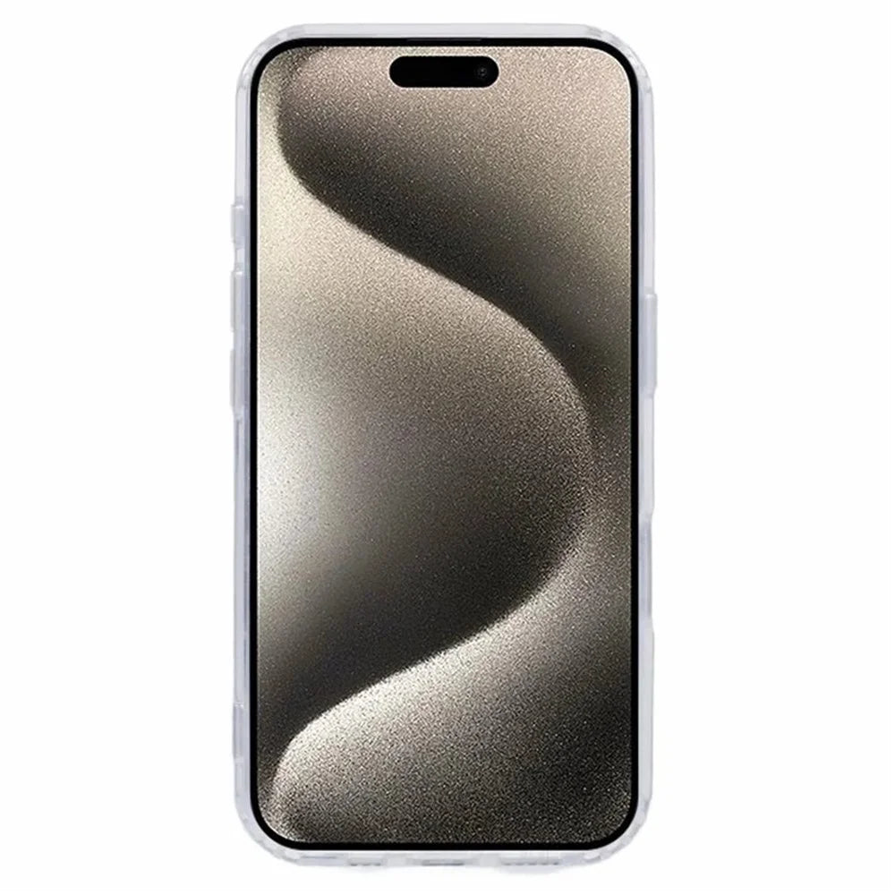 WANLONFENG LM Series For iPhone 16 Clear Phone Case Compatible with MagSafe with Screen Film (Big Lens Hole) - 3