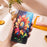 YX-2501 For iPhone 14 Pro Case Pattern Printing PU Leather Wallet Phone Cover with Lanyard - Sunflower - 7