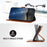 For iPhone 17e / 16e Phone Cases Mandala Flower Leather Wallet Mobile Cover with Strap - Coffee - 3