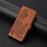 For iPhone 17e / 16e Phone Cases Mandala Flower Leather Wallet Mobile Cover with Strap - Coffee - 6