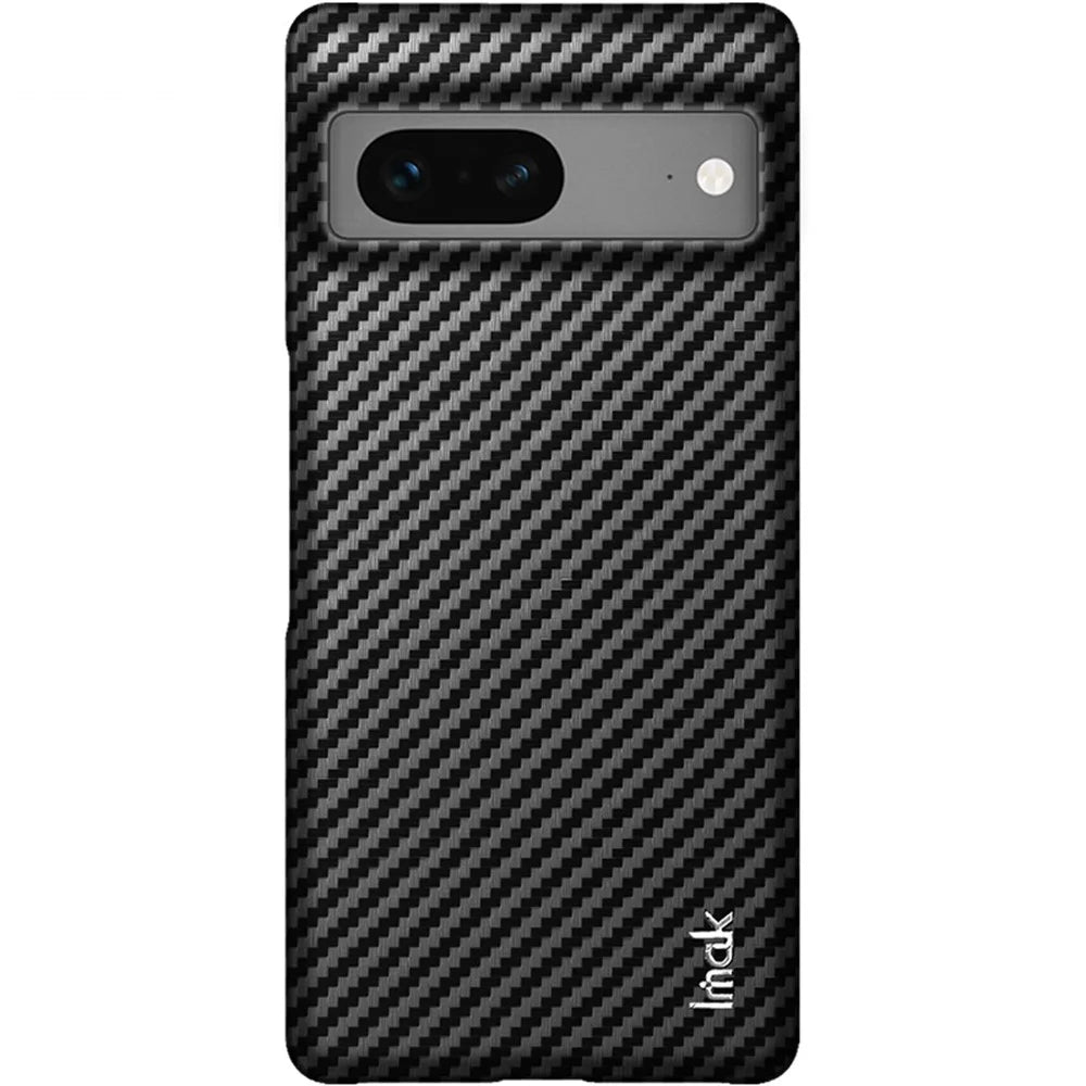 IMAK Ruiyi Series for Google Pixel 7 5G Carbon Fiber Texture PU Leather Coated PC Case Scratch-resistant Cell Phone Cover - 4