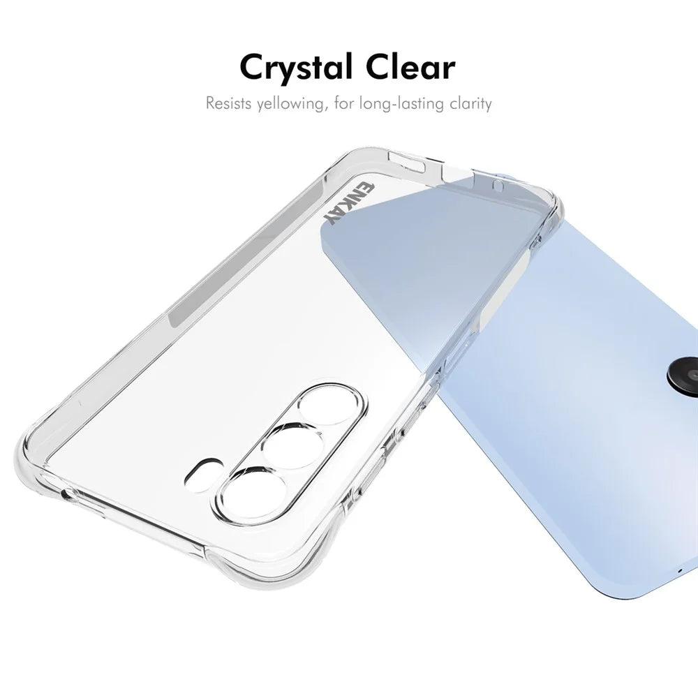 ENKAY HAT PRINCE For ZTE nubia S 5G Clear Phone Case   Shockproof Anti-slip TPU Cover - Transparent - 5