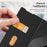 DUX DUCIS For Samsung Galaxy Z Fold7 5G Case  Bril Series Leather+PC Phone Cover with Stand - Black - 7