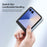 DUX DUCIS For Samsung Galaxy Z Flip7 5G Case  Bril Series Leather+PC Phone Cover - Black - 3