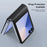 DUX DUCIS For Samsung Galaxy Z Flip7 5G Case  Bril Series Leather+PC Phone Cover - Black - 4