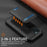 For iPhone 15 Magnetic Case BETOPNICE RFID Blocking Leather Phone Back Cover with Detachable Card Bag - Black - 7