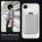 For iPhone 17e / 16e Case Compatible with MagSafe TPU + PC Mobile Cover with Card Bag - Grey - 4