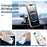 For iPhone 17e / 16e Case Compatible with MagSafe TPU + PC Mobile Cover with Card Bag - Grey - 5